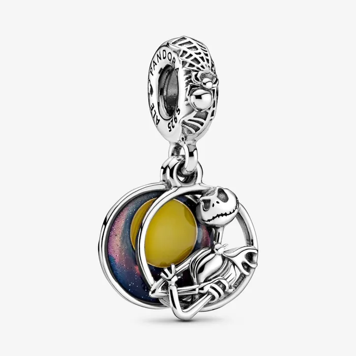 Dangle Charms Women Pandora Disney Nightmare Before Christmas Double Dangle Charm