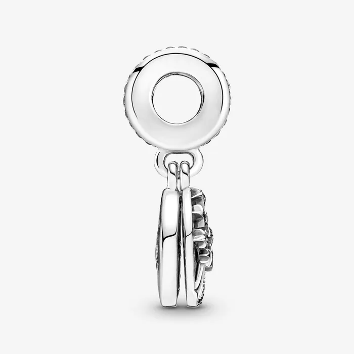 Dangle Charms Women Pandora Double Dangle Tree and Galaxy Moon Charm
