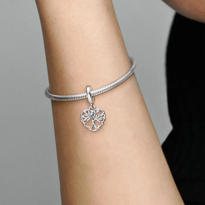 Dangle Charms Women Pandora Heart Family Tree Dangle Charm
