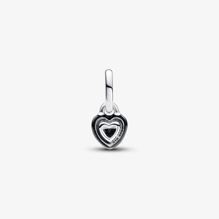 Dangle Charms Women Pandora Online ME Black Chakra Heart Mini Dangle Charm Black