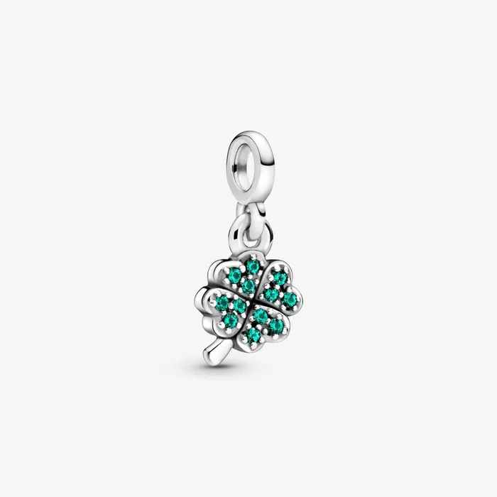 Dangle Charms Women Pandora Online ME Fourleaf Clover Mini Dangle Charm