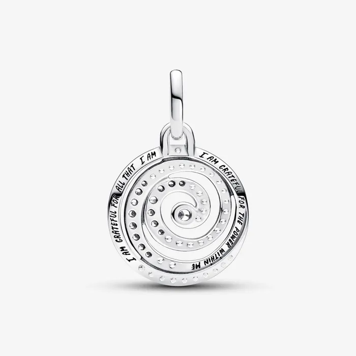 Dangle Charms Women Pandora Online ME Gratitude Spiral Medallion Charm