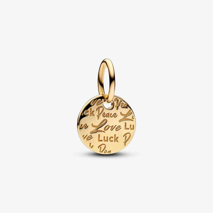 Dangle Charms Women Pandora Peace Love and Luck Dangle Charm