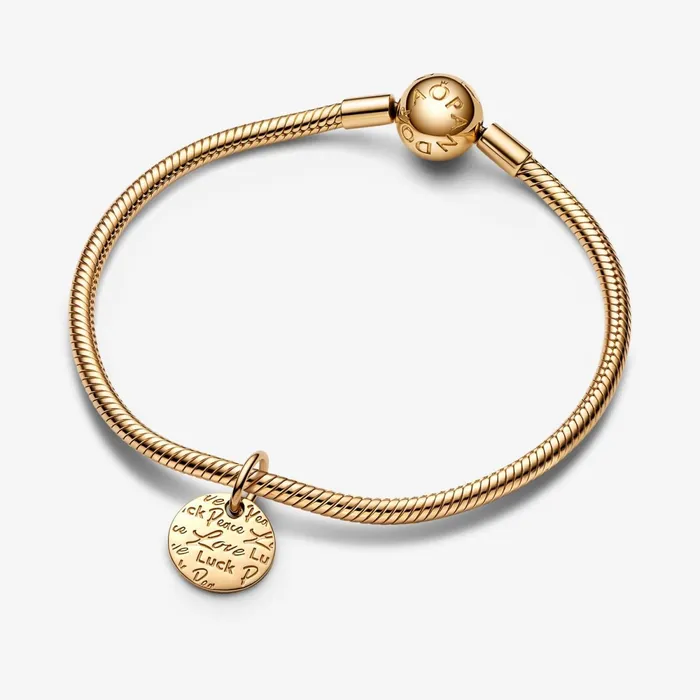 Dangle Charms Women Pandora Peace Love and Luck Dangle Charm