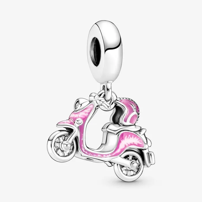 Dangle Charms Women Pandora Pink Scooter Dangle Charm