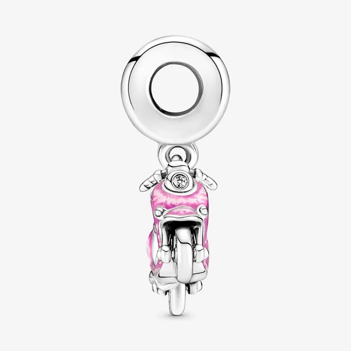 Dangle Charms Women Pandora Pink Scooter Dangle Charm