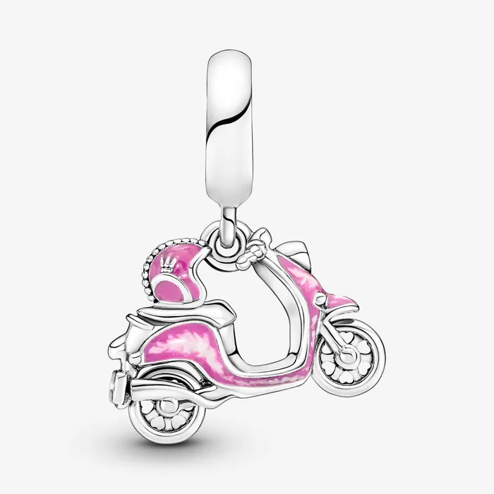 Dangle Charms Women Pandora Pink Scooter Dangle Charm