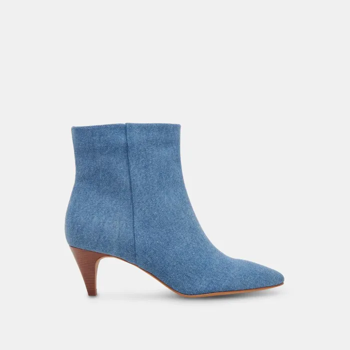 Dee Booties Blue Denim Women Dolce Vita Boots and Booties