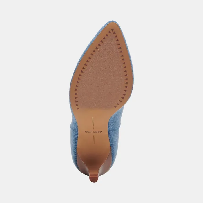 Dee Booties Blue Denim Women Dolce Vita Boots and Booties