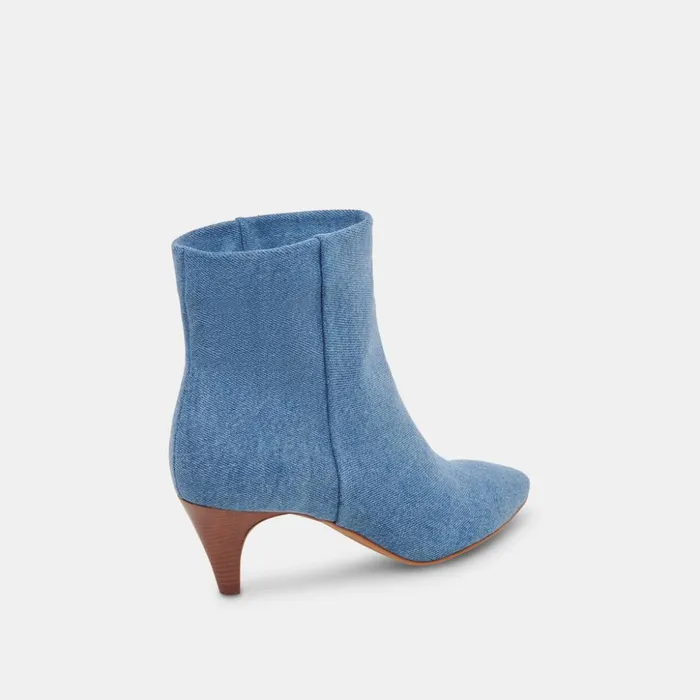 Dee Booties Blue Denim Women Dolce Vita Boots and Booties