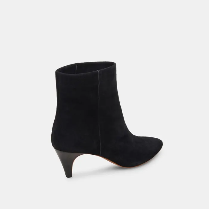 Dee Wide Booties Nero Suede Women Dolce Vita Boots and Booties
