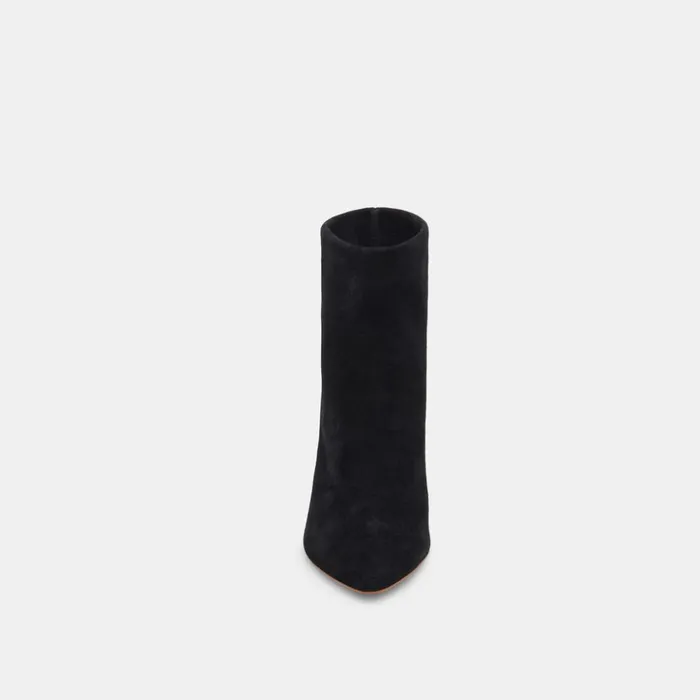 Dee Wide Booties Nero Suede Women Dolce Vita Boots and Booties