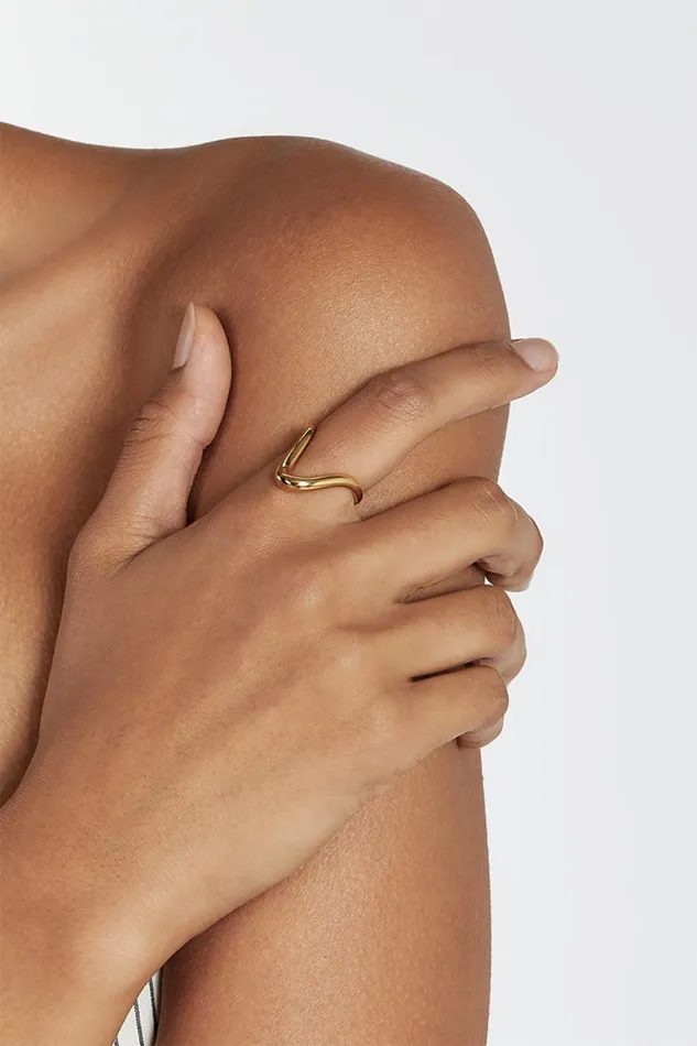 DISSH Jewellery PORTER BONES GOLD RING 8211 Women