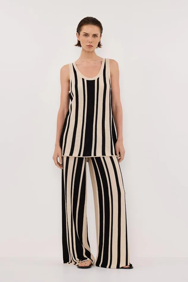 DISSH Knitted DELPHI STRIPE LONGLINE KNIT TUNIC 8211 Women