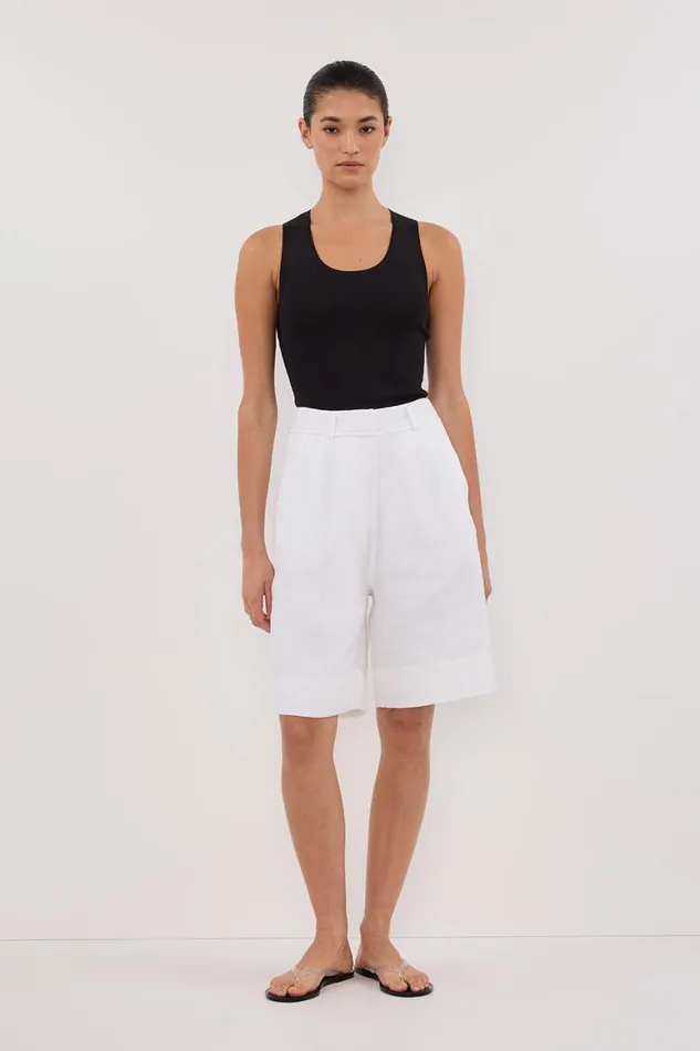 DISSH Knitted DEVIN WASHED BLACK RACER KNIT TANK 8211 Women