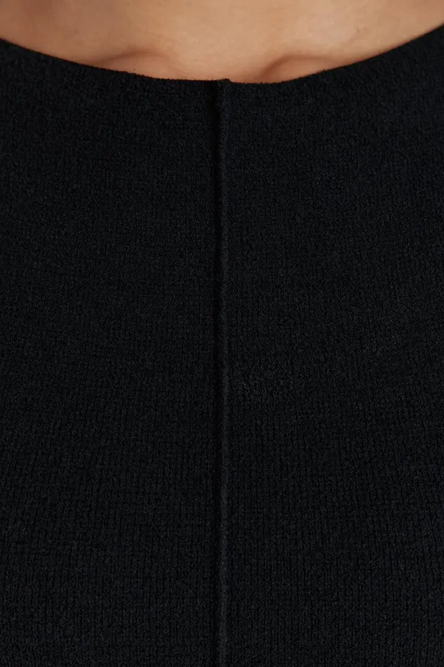 DISSH Knitted OWEN BLACK BOAT NECK TOP 8211 Women