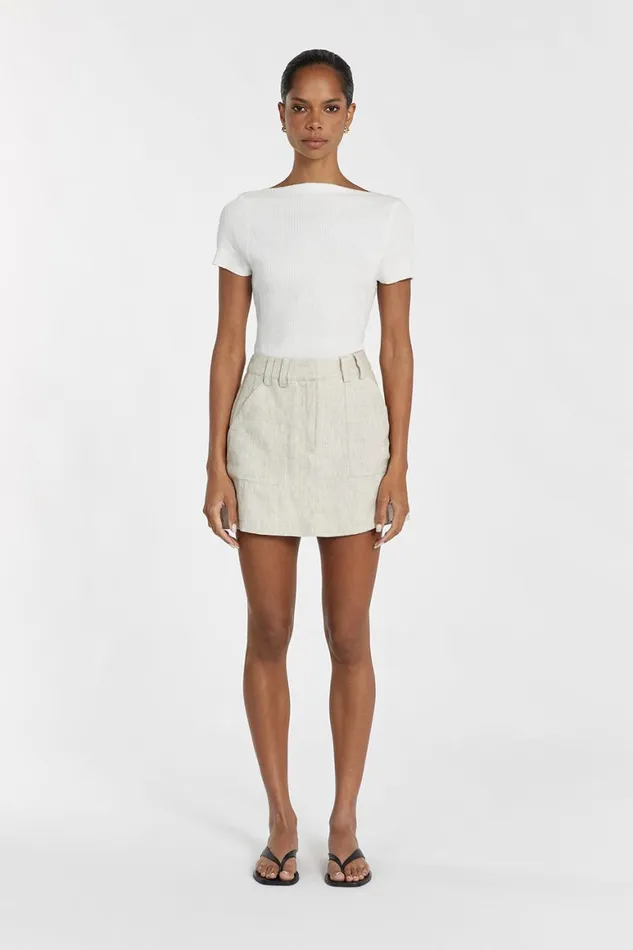 DISSH Mini EVA NATURAL LINEN SKORT 8211 Women