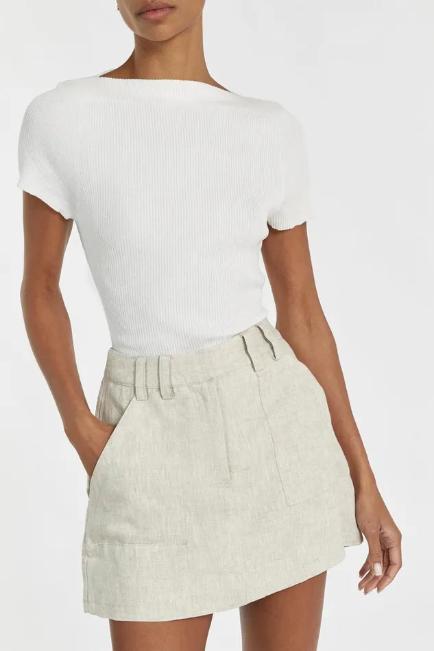 DISSH Mini EVA NATURAL LINEN SKORT 8211 Women