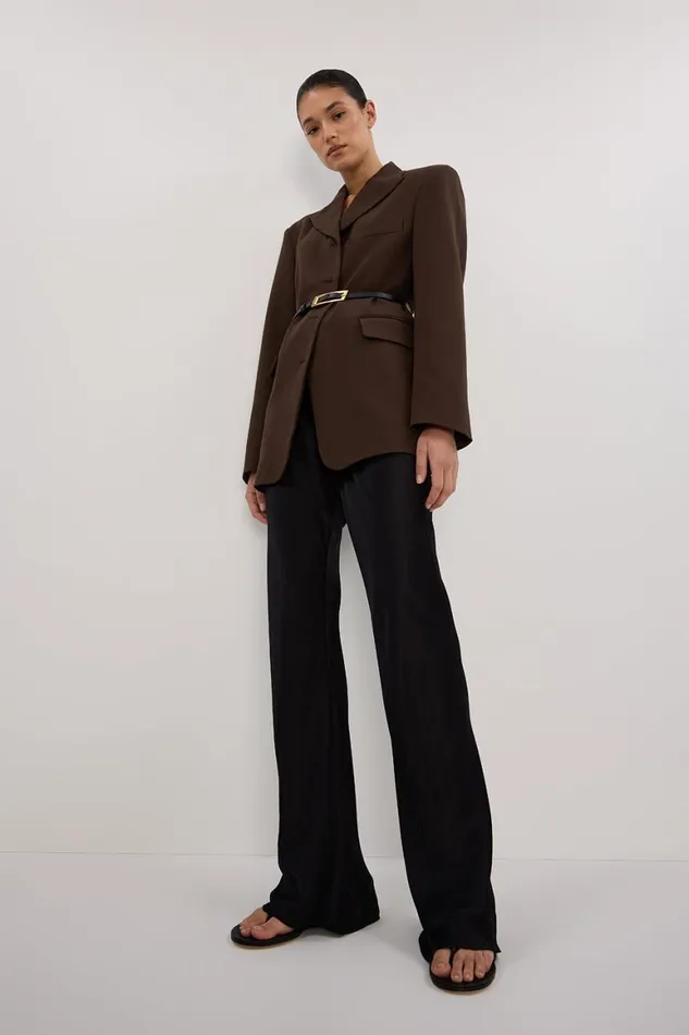 DISSH Pants MYKA BLACK SATIN PANT 8211 Women