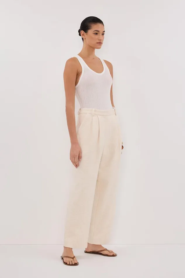 DISSH Pants NIA NATURAL OPEN WEAVE PANT 8211 Women