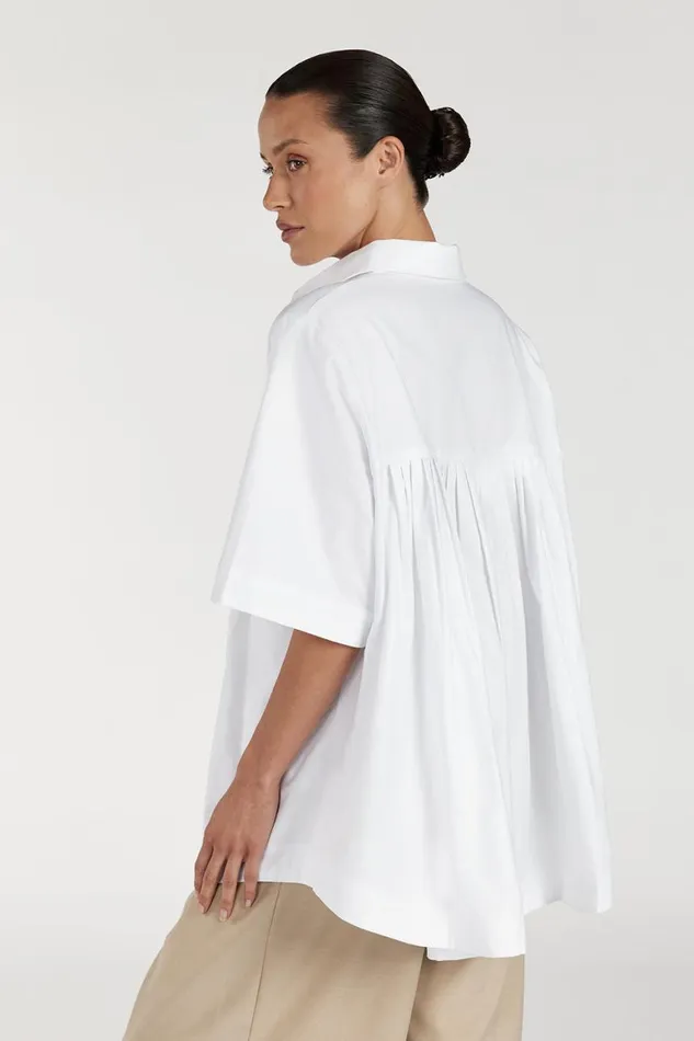 DISSH Shirts MABEL WHITE COTTON SHIRT 8211 Women