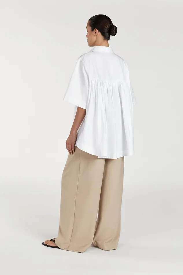 DISSH Shirts MABEL WHITE COTTON SHIRT 8211 Women