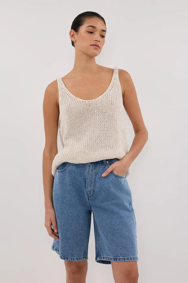 DISSH Shorts BAMBI MED BLUE BERMUDA DENIM SHORT 8211 Women