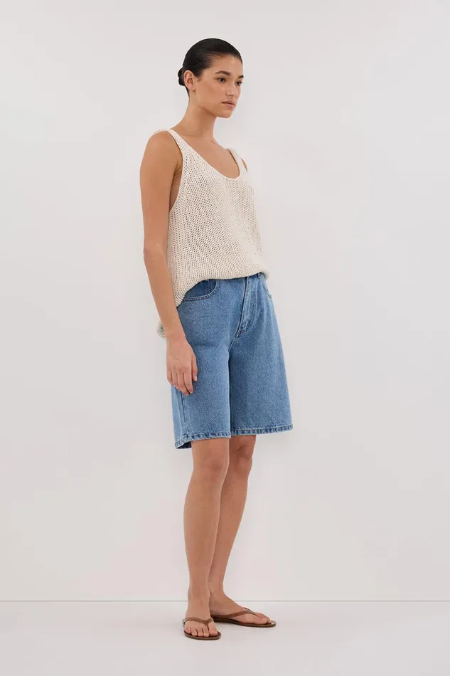 DISSH Shorts BAMBI MED BLUE BERMUDA DENIM SHORT 8211 Women