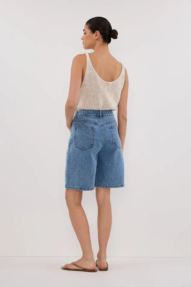 DISSH Shorts BAMBI MED BLUE BERMUDA DENIM SHORT 8211 Women