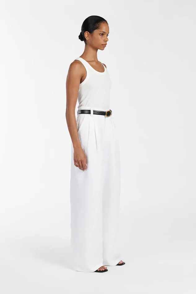 DISSH Tanks LEE OFF WHITE KNIT TANK 8211 Women