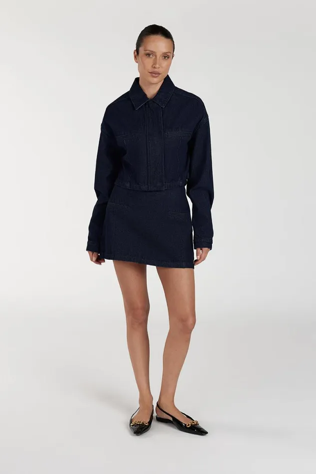DISSH The Gift Shop ALBERTA INDIGO DENIM JACKET 8211 Women