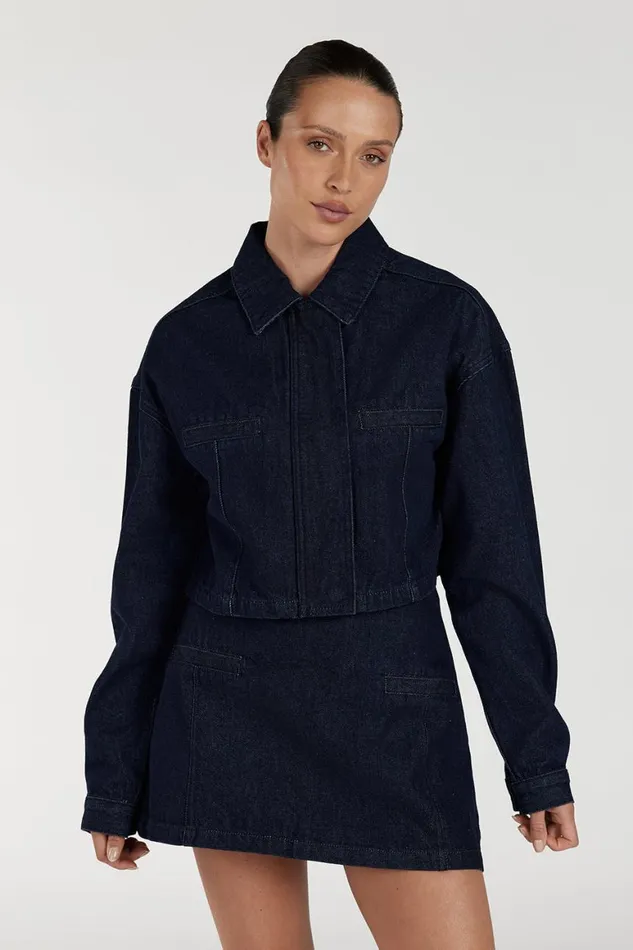 DISSH The Gift Shop ALBERTA INDIGO DENIM JACKET 8211 Women