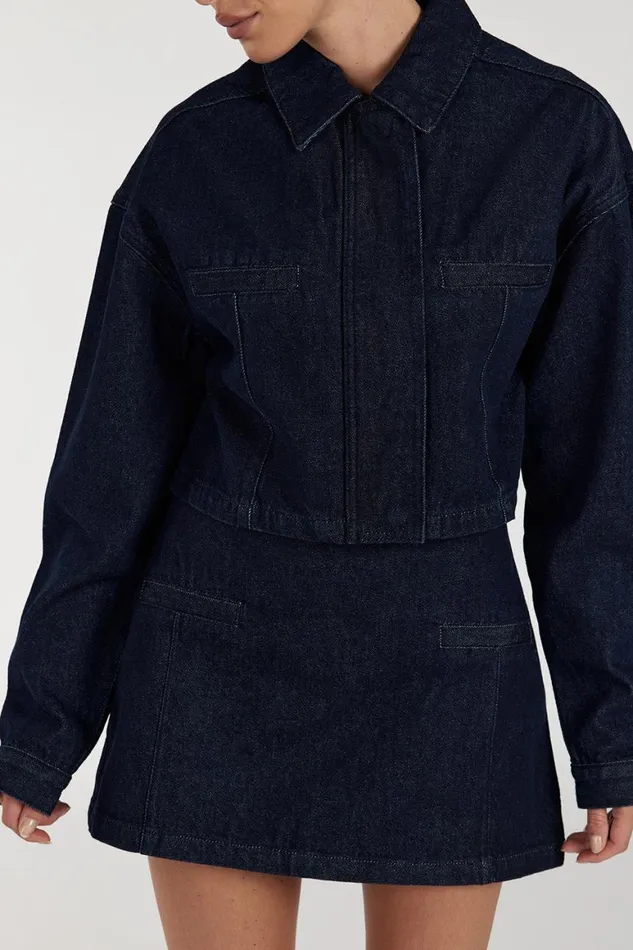 DISSH The Gift Shop ALBERTA INDIGO DENIM JACKET 8211 Women