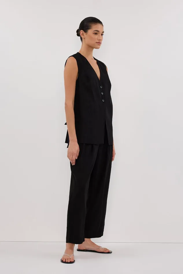 DISSH Vests BRAX BLACK LONGLINE VEST 8211 Women