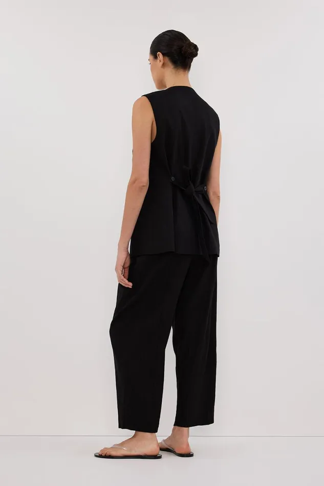 DISSH Vests BRAX BLACK LONGLINE VEST 8211 Women