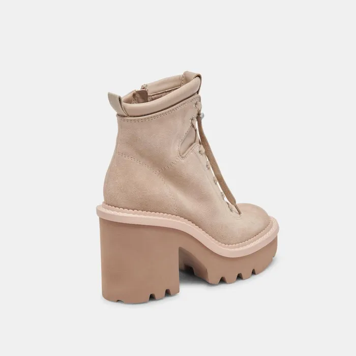 Dommie Boots Taupe Suede Women Dolce Vita Boots and Booties