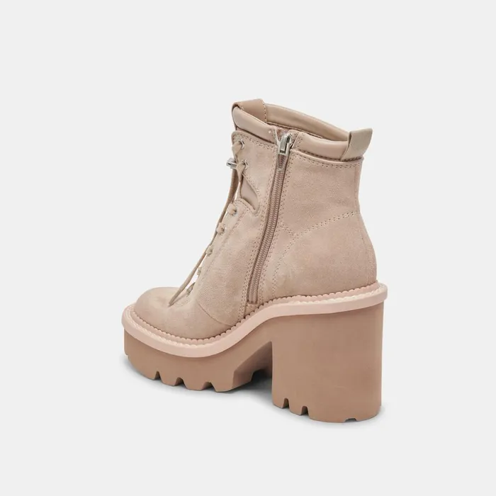 Dommie Boots Taupe Suede Women Dolce Vita Boots and Booties