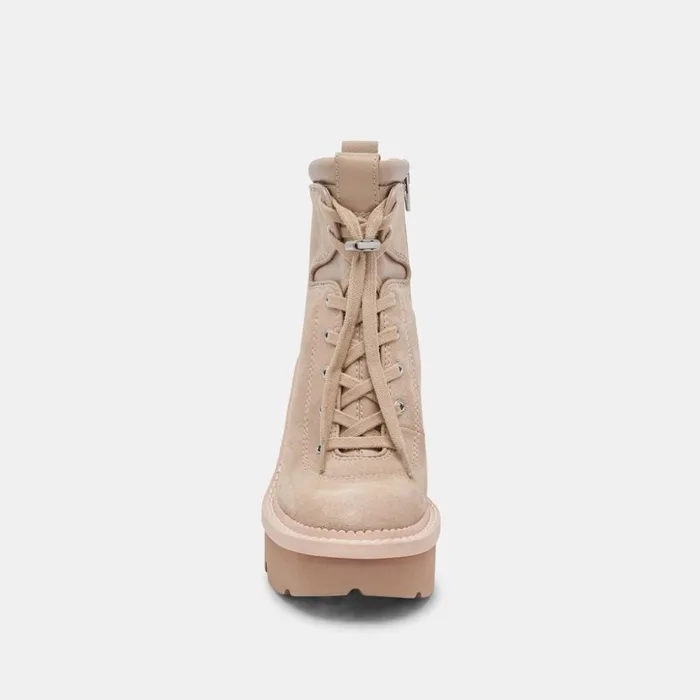 Dommie Boots Taupe Suede Women Dolce Vita Boots and Booties