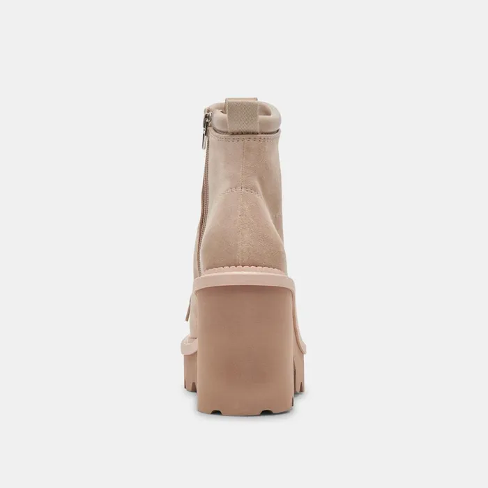 Dommie Boots Taupe Suede Women Dolce Vita Boots and Booties