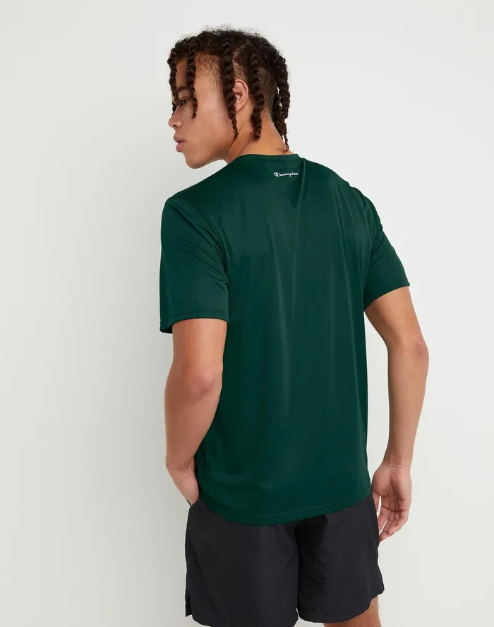 Double Dry Tee Dark Green Men Champion TShirts and Tops