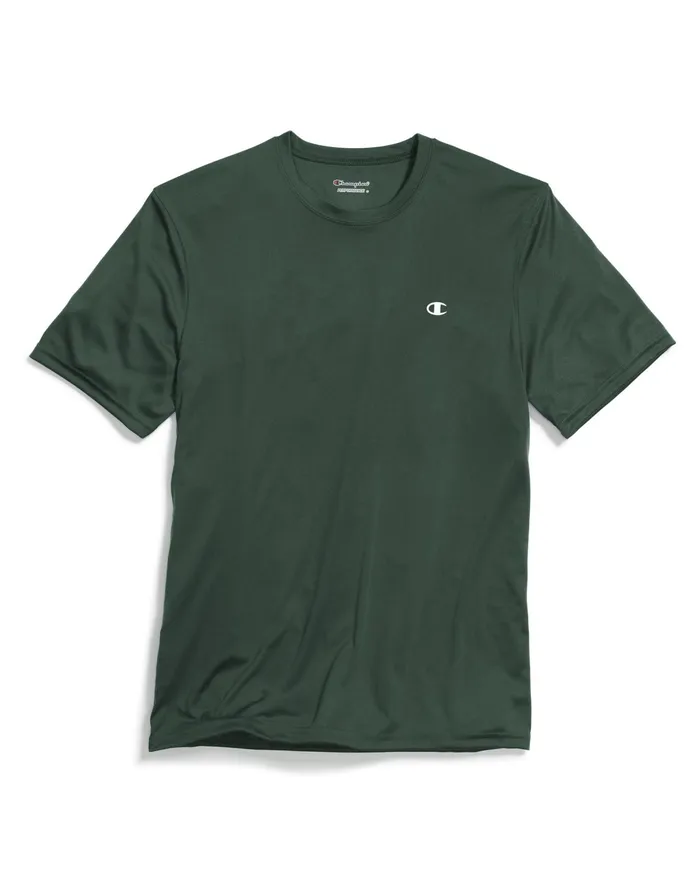 Double Dry Tee Dark Green Men Champion TShirts and Tops