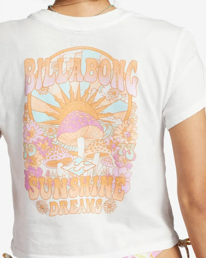 Dream All Day TShirt Salt Crystal Women Billabong Graphic Tees and Tanks