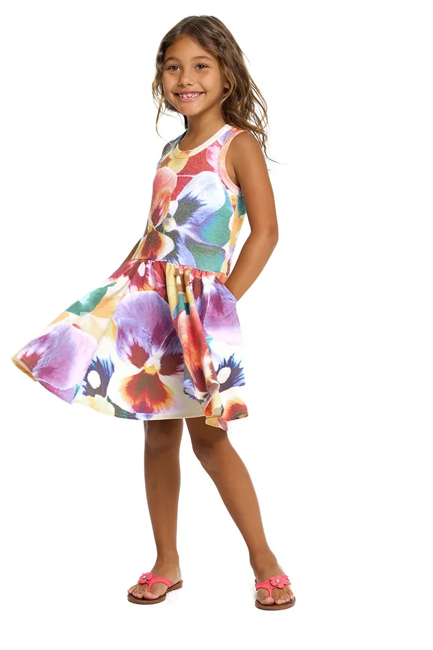 Dresses and Skirts Chaser Brand Girls Heirloom Wovens And Linen Rib Tank Twirl Dress Dresses and Skirts Chaser Brand Girls Heirloom Wovens And Linen Rib Tank Twirl Dress