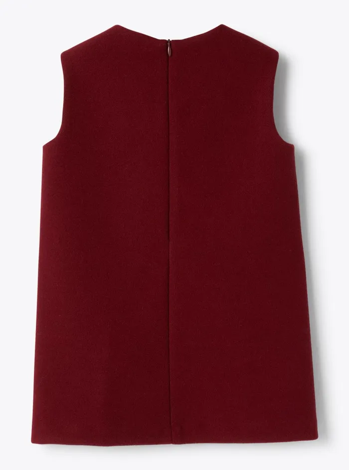 Dresses Girl 216 Il Gufo Technowool Pinafore Dress