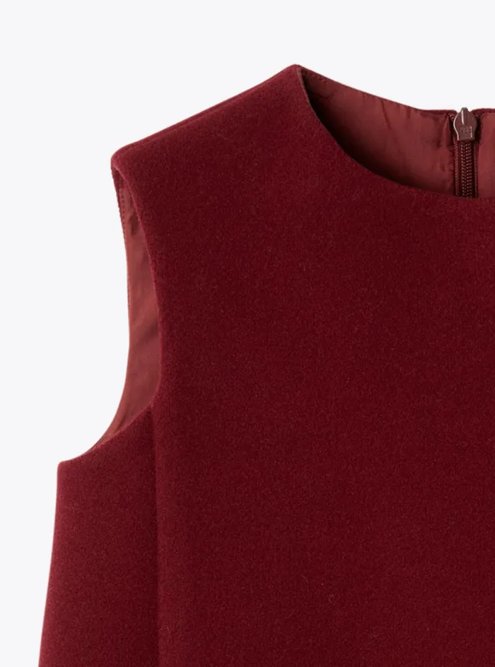 Dresses Girl 216 Il Gufo Technowool Pinafore Dress