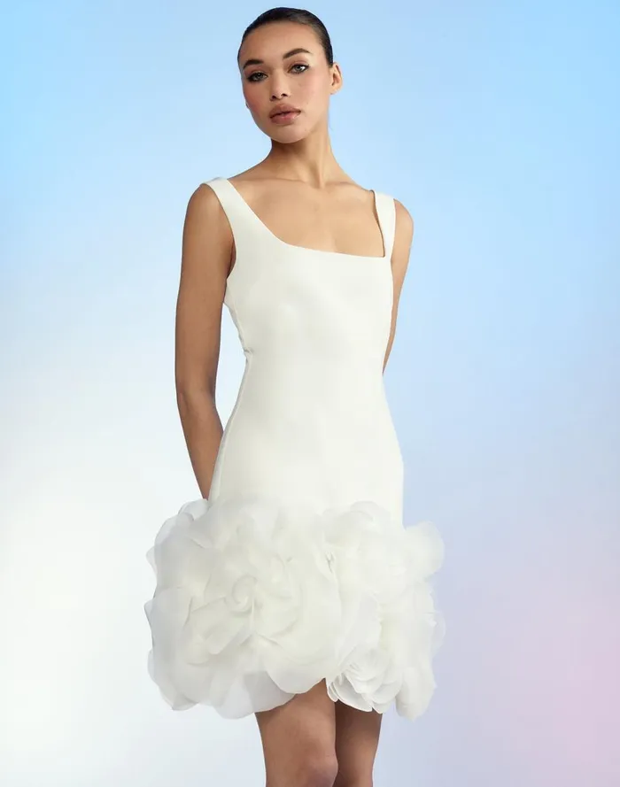 Dresses Women Cynthia Rowley Kourtney Organza Flower Hem Dress