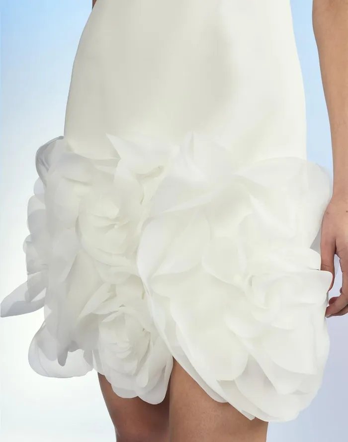 Dresses Women Cynthia Rowley Kourtney Organza Flower Hem Dress