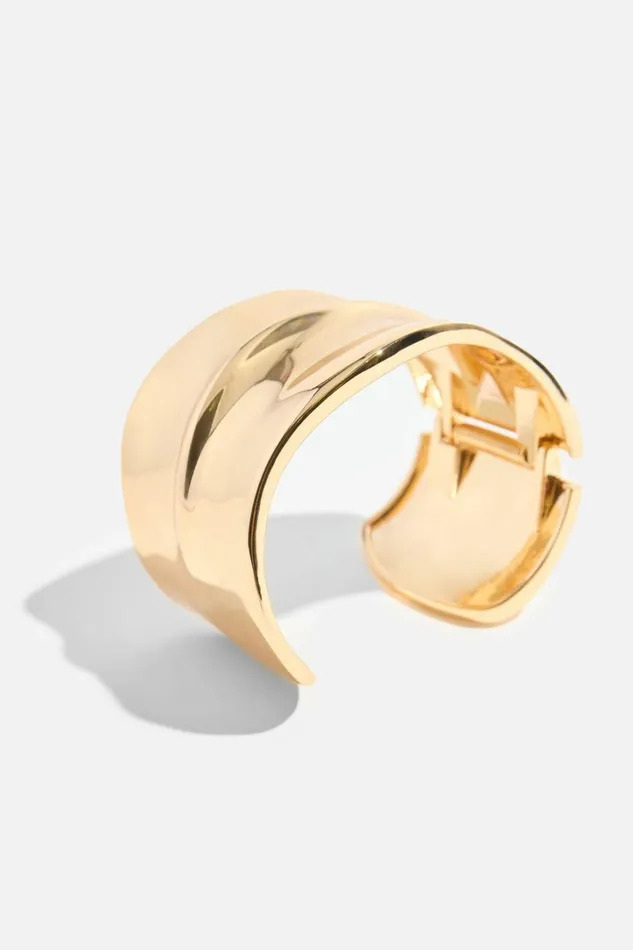 Dynamite Bracelets Women Waveline Cuff Bracelet YELLOW