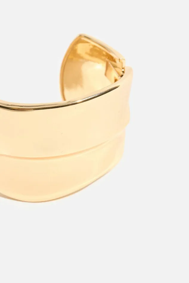 Dynamite Bracelets Women Waveline Cuff Bracelet YELLOW