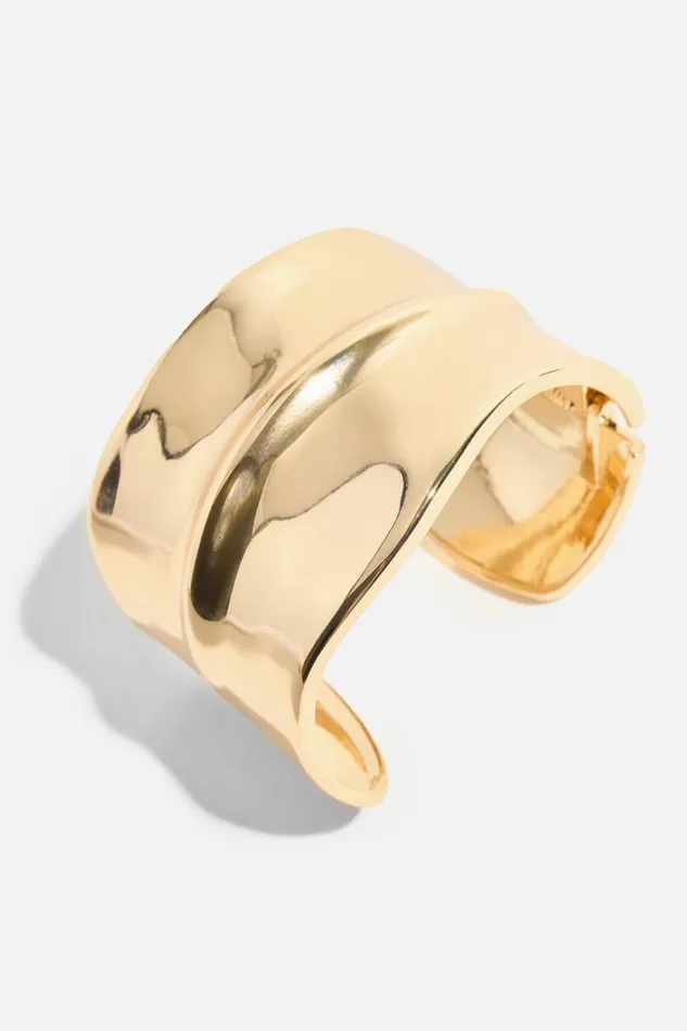 Dynamite Bracelets Women Waveline Cuff Bracelet YELLOW